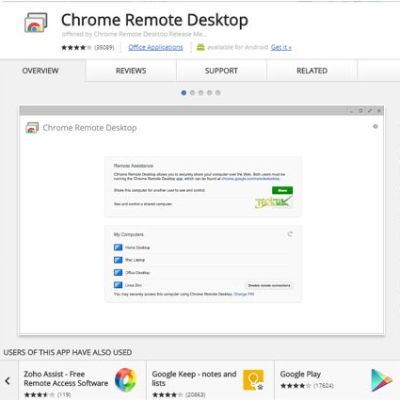 Chrome Remote Desktop